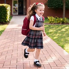 Girls Mary Jane Shoes Toddler Flats Dress Shoes Flexible Non Slip School Wear