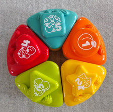 Leapfrog Musical Rainbow Tea Party 1-5 Numbered Replacement Cake Slices Pieces