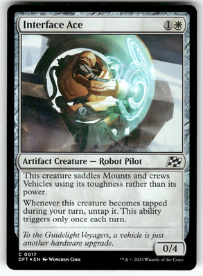 Interface Ace Aetherdrift Common,Holographic Magic: the gathering NM
