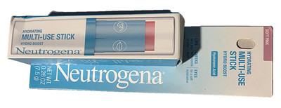 Neutrogena Hydro Boost Hydrating Multi-Use Makeup Stick, Soft Pink 0.26oz (NEW)