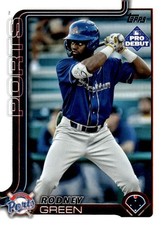 RODNEY GREEN RC 2025 Topps Pro Debut Base #PD-105 Pre-Rookie MiLB  ID:152381