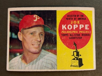 1960 Topps #319 Joe Koppe SS - Philadelphia Phillies - ALL STAR ROOKIE