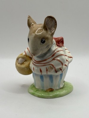 Beswick - Beatrix Potter - Mrs Tittlemouse - ovaler Goldbodenstempel BP2