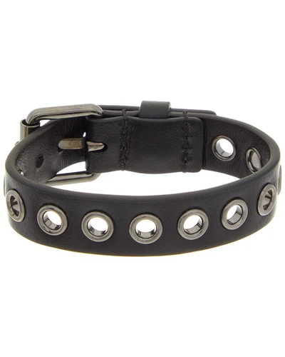 Bracelet femme Dior Gioelli cuir noir