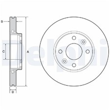 2x Bremsscheibe vorne für Renault Kangoo BE KW0/1 FW0/1 Kangoo-Grand | 26230943