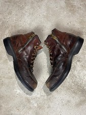 Vintage Red Wing Boots Moc Toe Boots 60's Side Zipper Work Boot Mens Size 11 B