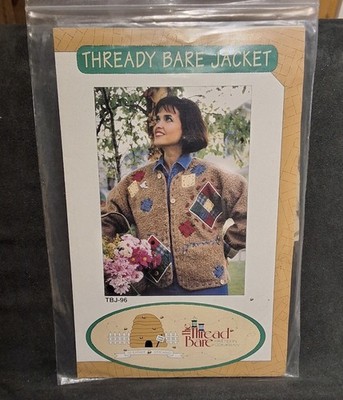 Thready Bare Jacket Pattern Quilt Pattern The Thread Bare TBJ-96 Plush Felt