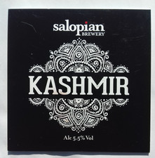Salopian Brewery Hand Pump Badge: Kashmir (PC0556)