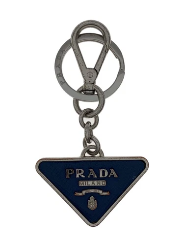 PRADA Key Ring/key Holder SLV/Men's/2PP080 Used