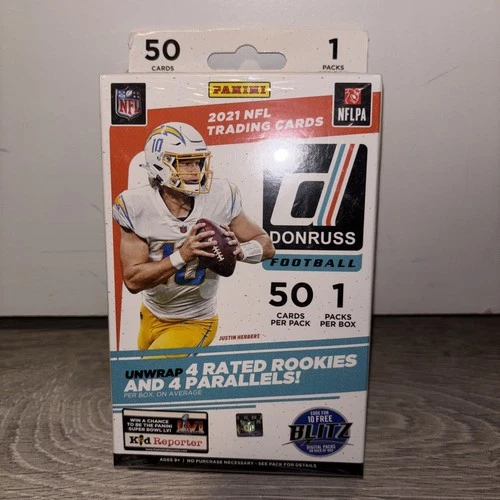 2021 Donruss Football HANGER Box 50 Cards Per Box FACTORY SEALED 