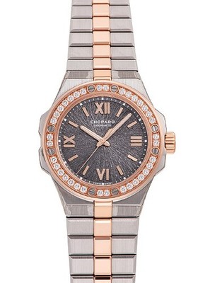 Chopard Alpine Eagle 33 298617-6002 Rose Gold / Stainless Steel 33mm #KMW310