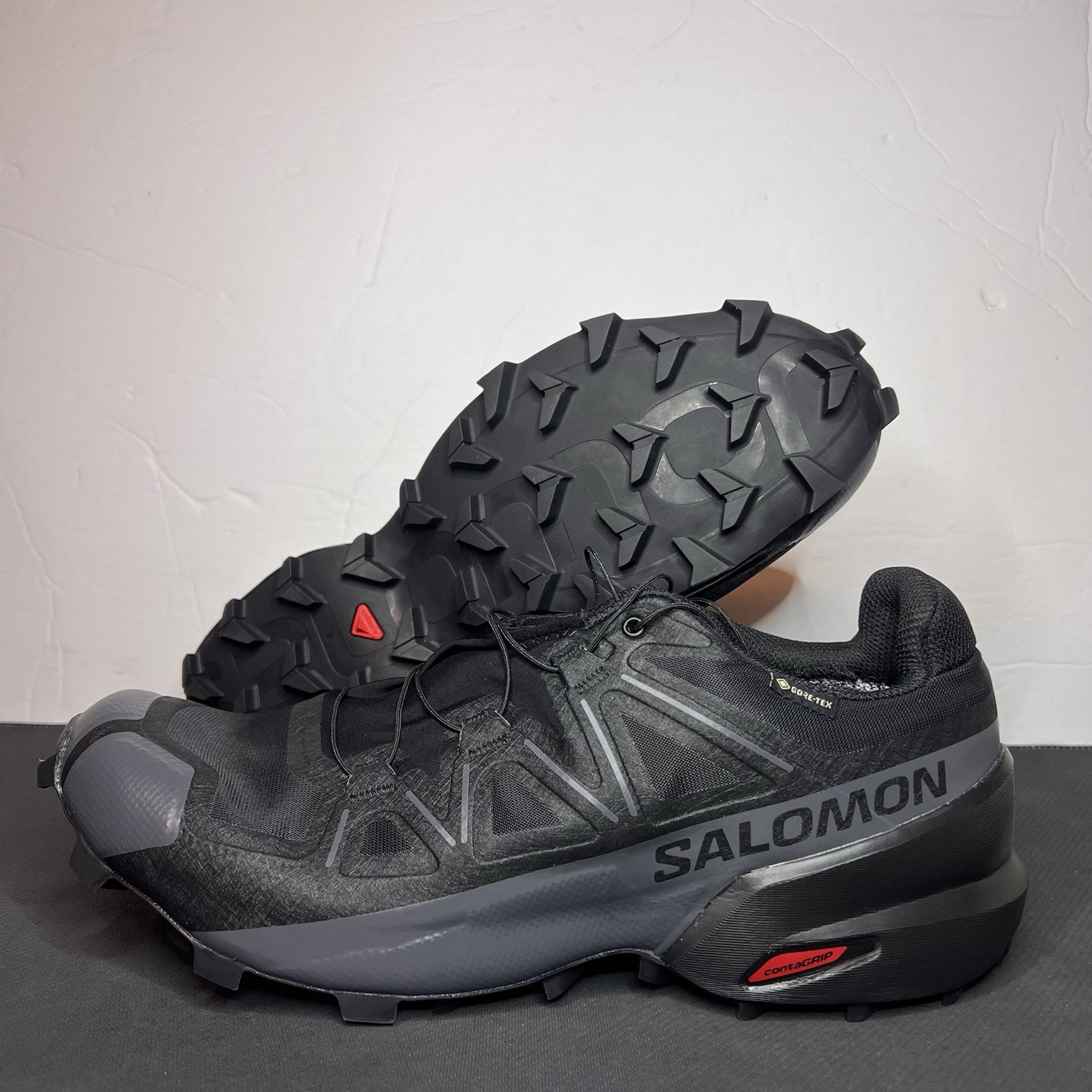 Scarpe da trail Salomon Speedcross GTX Gore Tex nere da uomo più taglie NUOVE*