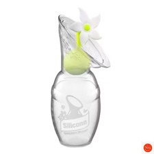 Haakaa Breast Pump without Suction Base and White Flower Stopper - 4oz