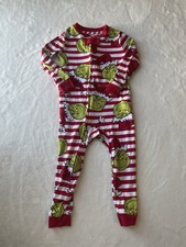 The Grinch Dr Seuss 18 Month Christmas Unisex Pajama Matching Family Set
