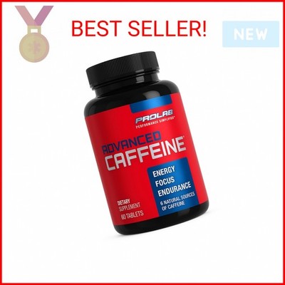 ProLab Nutrition Advanced Caffeine 200mg, Fast-Acting Natural Caffeine Tablets w