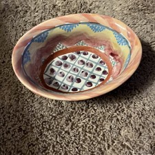 Vintage Mackenzie Child barely used  bowl from the 90s 