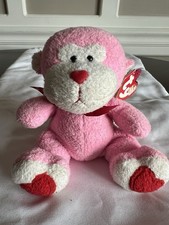Ty Beanie Baby JUNGLELOVE the 2006 Valentines Monkey Vintage Stuffed Plush Toy