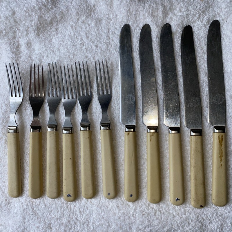 Vintage Bingham’s Best Brand Stainless Steel Bakelite Plastic  1900’s Cleveland 