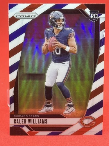 2024 Prizm Red White & Blue Prizm (RC) Caleb Williams