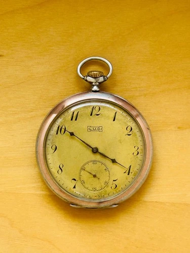 2K862 L.U.C - Chopard silver pocket watch