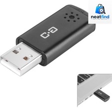 Mini USB Microphone for Laptop  Desktop, Plug-and-Play  High-Sensitivity US...