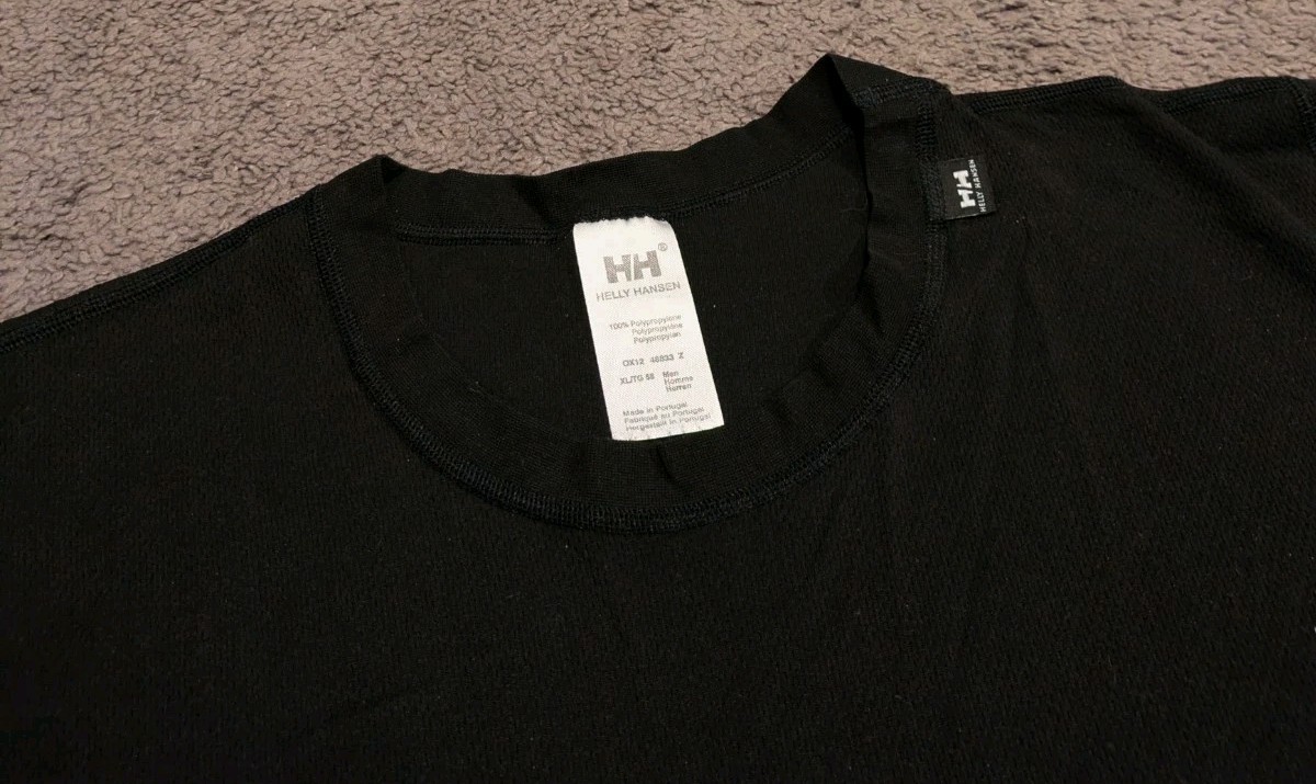 Helly Hansen Technical Base Layer Black Long Slee… - image 3