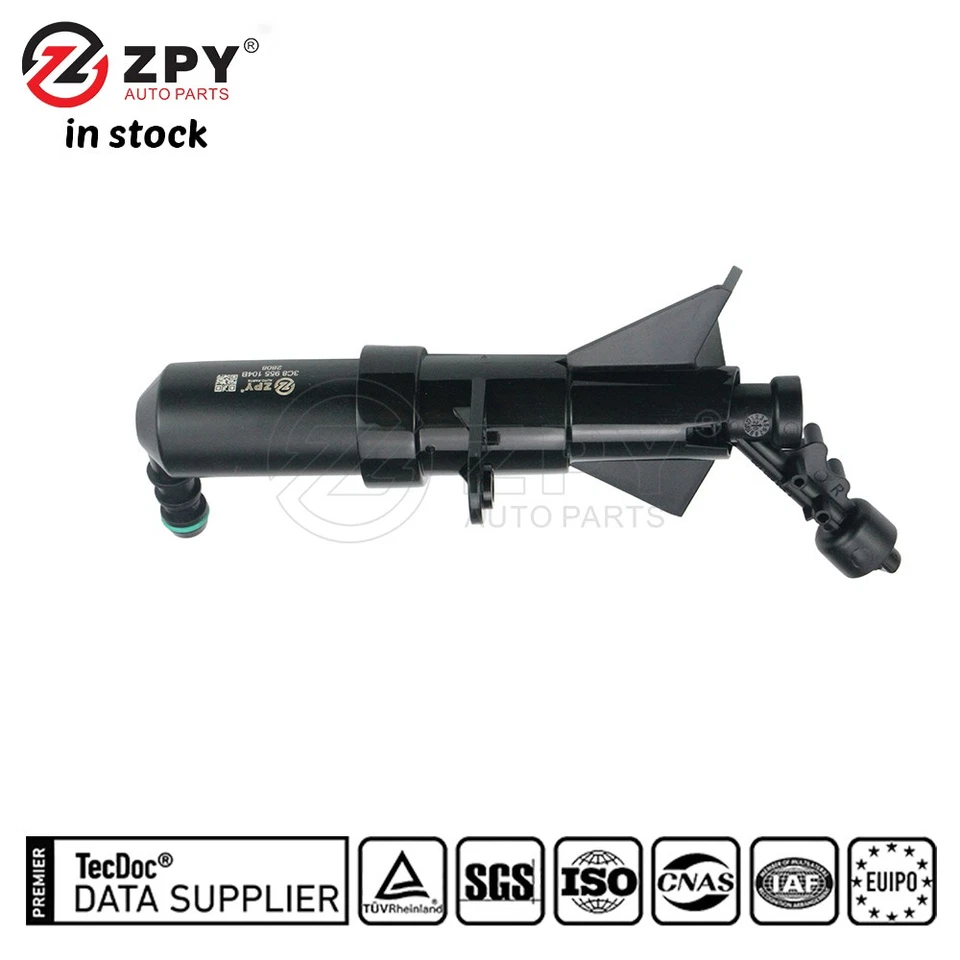 BEYU For Volkswagen CC 3C8955104B Headlight Washer Right Cylinder With Spray Jet - Image 4 of 4