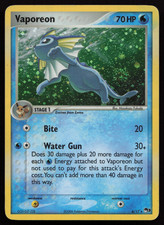 Pokemon TCG English Card Pop Series 3 Vaporeon 6/17 Holo Rare - MP