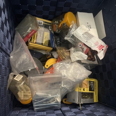  Garage Junk Drawer Lot Miscellaneous Hardware, Fasteners, & More   PICS 