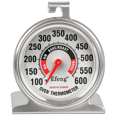 Efeng Large Dial Oven Thermometer for Gas & Electric stainless steel
