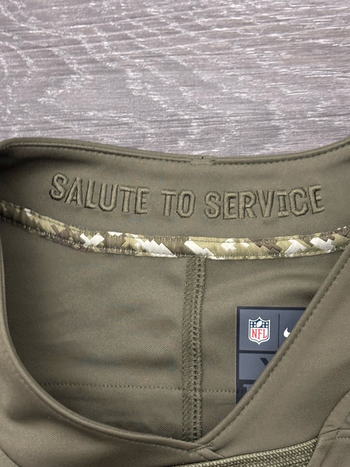 NFL Salute To Service Dallas Cowboys Ezekiel Elliott Men's XL Jersey Nike thumbnail 6