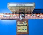 SNK Neo Geo MVS Art Of Fighting 2 w/mini marquee and move sticker