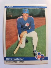1984 FLEER DAVE HOSTETLER #418 NM