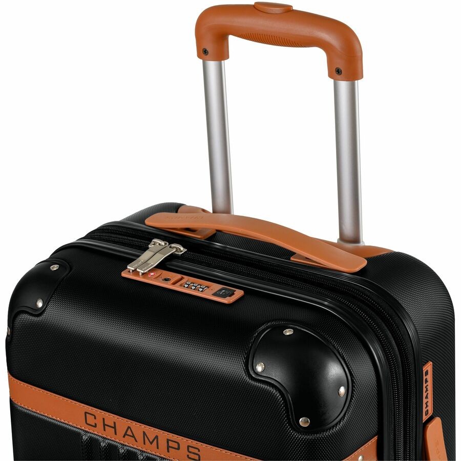 Champs Vintage Collection 2-Piece Hardside Luggage Set Black