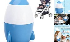 Stroller Rocker with Rechargeable, Portable Baby Sleep Soother with 5 Blue
