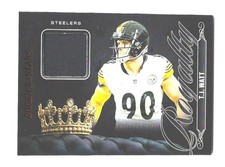 2025 ROOKIES AND STARS T.J. WATT ROYALTY PATCH CARD R-TWT STEELERS