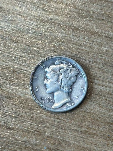 1938D Mercury Dime VF