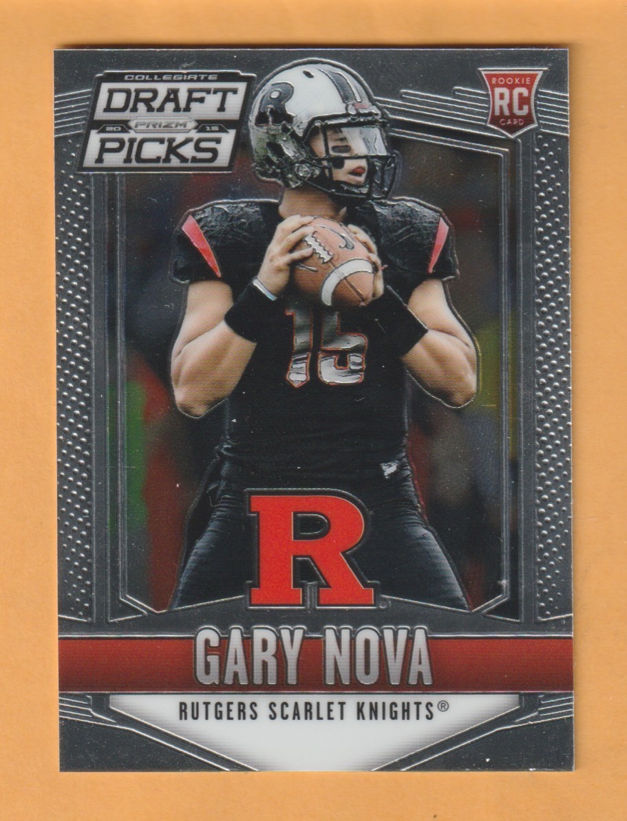 Gary Nova Rutgers Scarlet Knights 2015 Prizm Draft Picks #185 Ramsey New Jersey