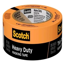 Scotch 1.41in. W X 60.1 yd L Orange Strong Strength Masking Tape 1 pk