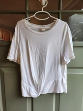 H&M Women's White Crop Tee Size S