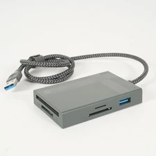 7 in 1 Warrky Universal Multi-Card Reader - SD TF CF MS USB 3.0