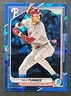 2024 Bowman Chrome Sapphire Trea Turner Card #21 Philadelphia Phillies