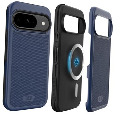 MergeGrip [] Case for Google Pixel 9 & Pixel 9 Magsafe Compatible Indigo Blue