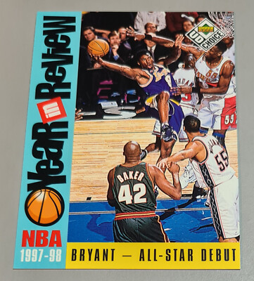 Kobe Bryant # 186 Year in Review 1998 Upper Deck UD CHOISE All Star Lakers Mint