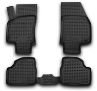 GummifußMatten FüR Opel Astra H 2004-2009 3D Passform Hoher Rand Gummimatten