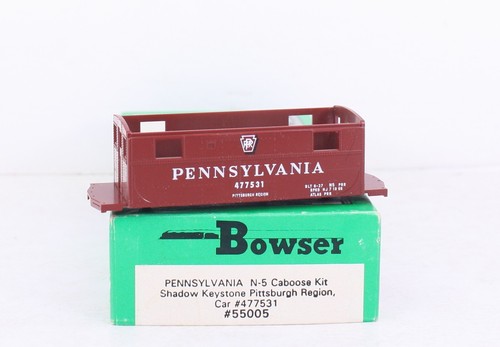 HO Bowser #55005 Pennsylvania N-5 Caboose Pittsburgh Region Shadow Key #477531 - Picture 2 of 3