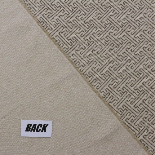 LACEFIELD DESIGNS IKAT FRETWORK FOSSIL GRAY GEOMETRIC FABRIC BY THE YARD 54"W - Picture 6 of 6