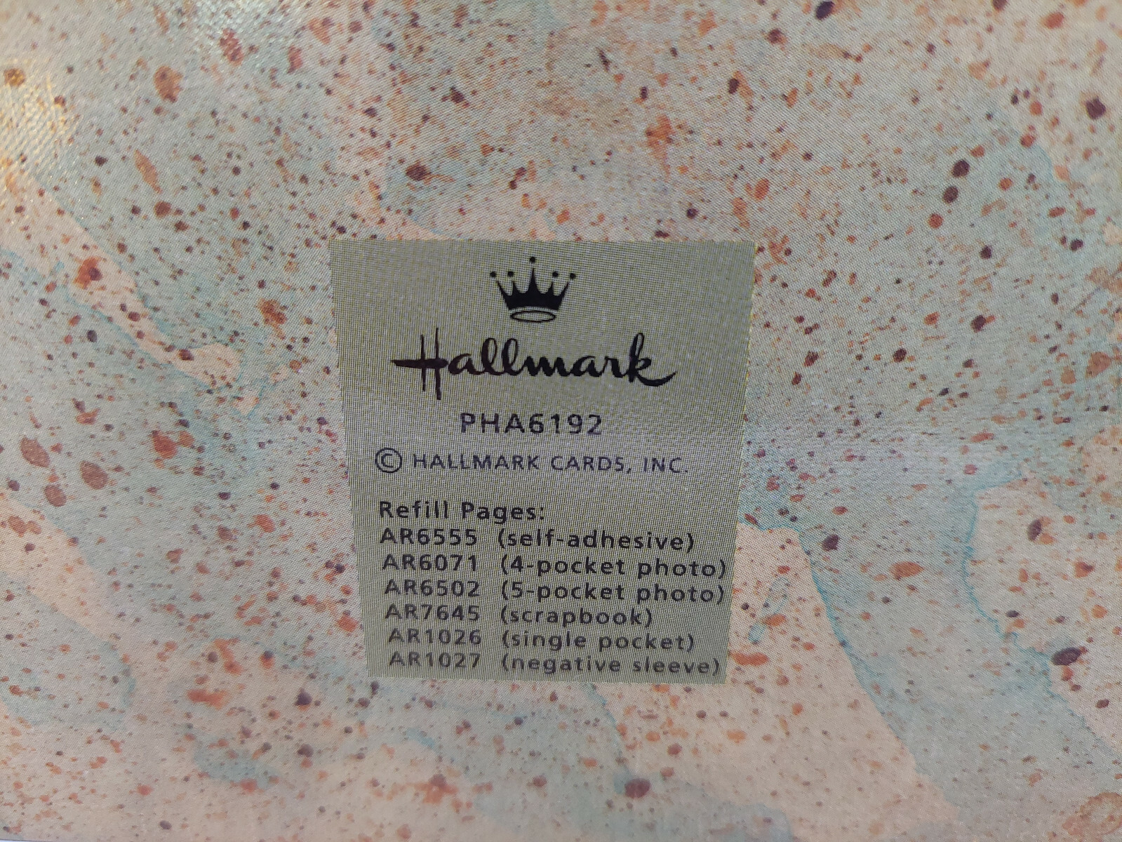 Hallmark Scrapbook Expandable Photo Album PHA6192 + Replacement Shts