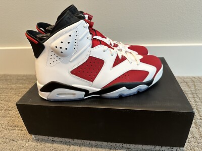 Size 9 - Air Jordan 6 Retro 2014 Carmine DS, Chicago Bulls