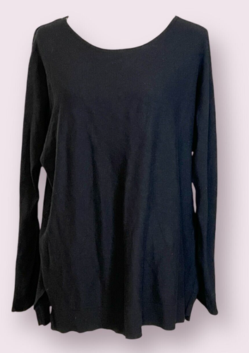 MICHAEL Michael Kors Women's Sweater Cardigan Black Viscose Blend Size XL
